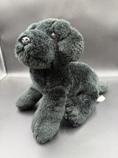 Aurora 2014 Black Lab 11" Puppy Dog Plush Labrador Retriever Stuffed Animal Toy