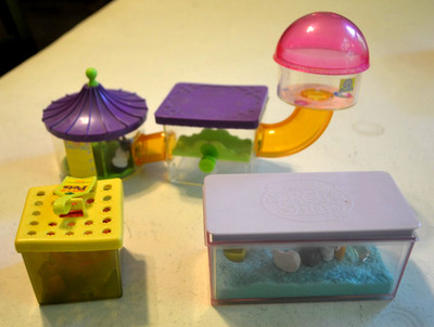 Vintage 1992 Littlest Pet Shop Mice Magic Maze & Ride 'n Slide Hamsters & MORE