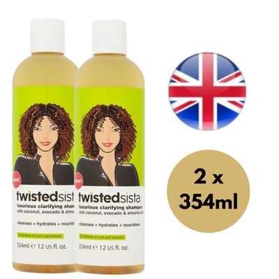 Twisted Sista Luxurious Clarifying Shampoo 354 ml - 2er Pack