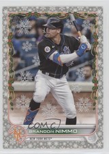 2022 Topps Holiday Mega Box Metallic Brandon Nimmo #HW53 1hn7