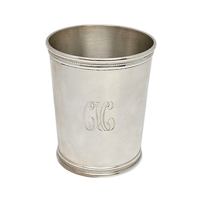 Mark J. Scearce Sterling Silver Gerald R Ford Mint Julep Cup w/Monogram #21026