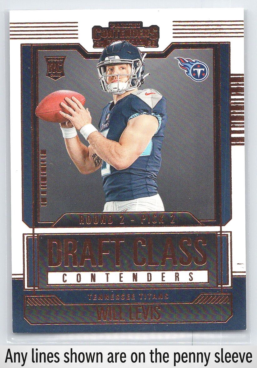 2023 Panini Contenders #25 Will Levis Draft Class Contenders Red