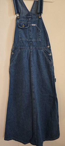 Stevenson Overall Co DRESS Denim Bib Style Sz M Wowem Vtg. 90s NWT RARE