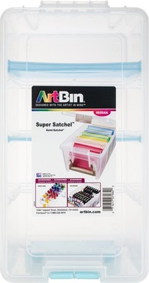 ArtBin Super Semi Satchel - Aqua Griff, Riegel & Teiler - 6925AA