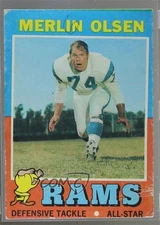 1971 Topps Merlin Olsen #125 HOF