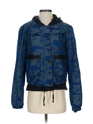 Blanc Noir Women Blue Windbreaker S