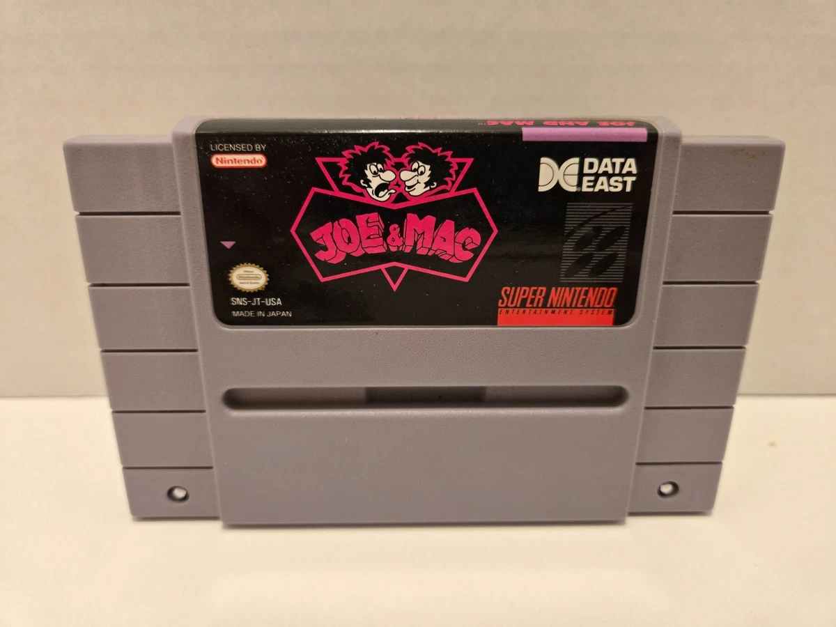 Joe & Mac Nintendo SNES Video Games for sale | eBay