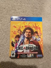 Yakuza Like a Dragon with Steelbook case Sony PlayStation 4 PS4