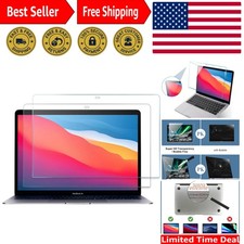 2 Pack Tempered Glass Protector for 13" MacBook Air  Pro 9H Scratch Protection