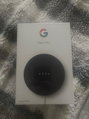 Google Nest Mini (2nd Generation) Smart Speaker - Charcoal for