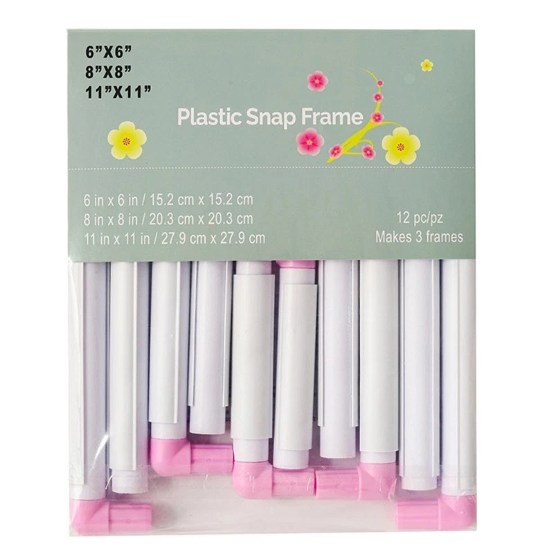 3 Size Embroidery Frame Easy to Use Square Embroidery Hoop for Craft Enthusiasts - Image 4 of 4