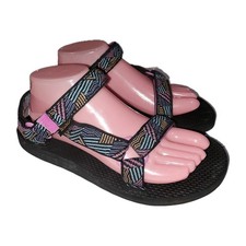 Sandali TEVA taglia 8 originali universali neri rosa con cinturino outdoor escursionismo sport divertimento
