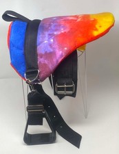 MINI CABALLO / SM PONY ALMOHADILLA A PELO SILLA DE MONTAR INFANTIL PINTADA