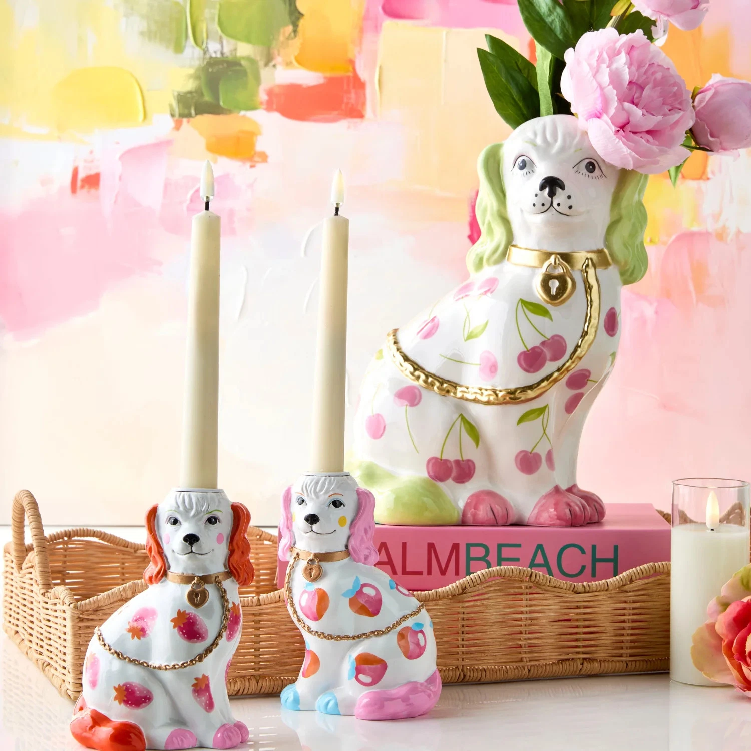 Raz Imports Dog Candle Holder