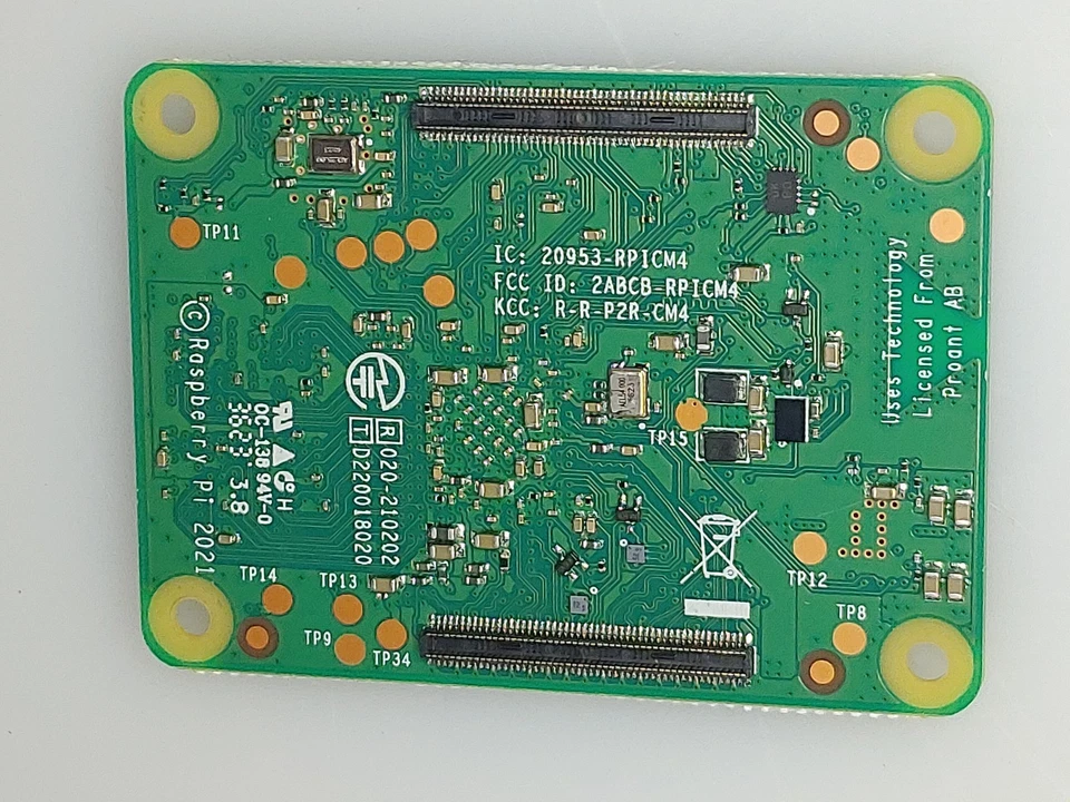 Raspberry Pi CM4 - 2GB RAM, 8GB eMMC, WiFi & BT, Compute Module 4  [CM4102008]  - Image 2 of 2