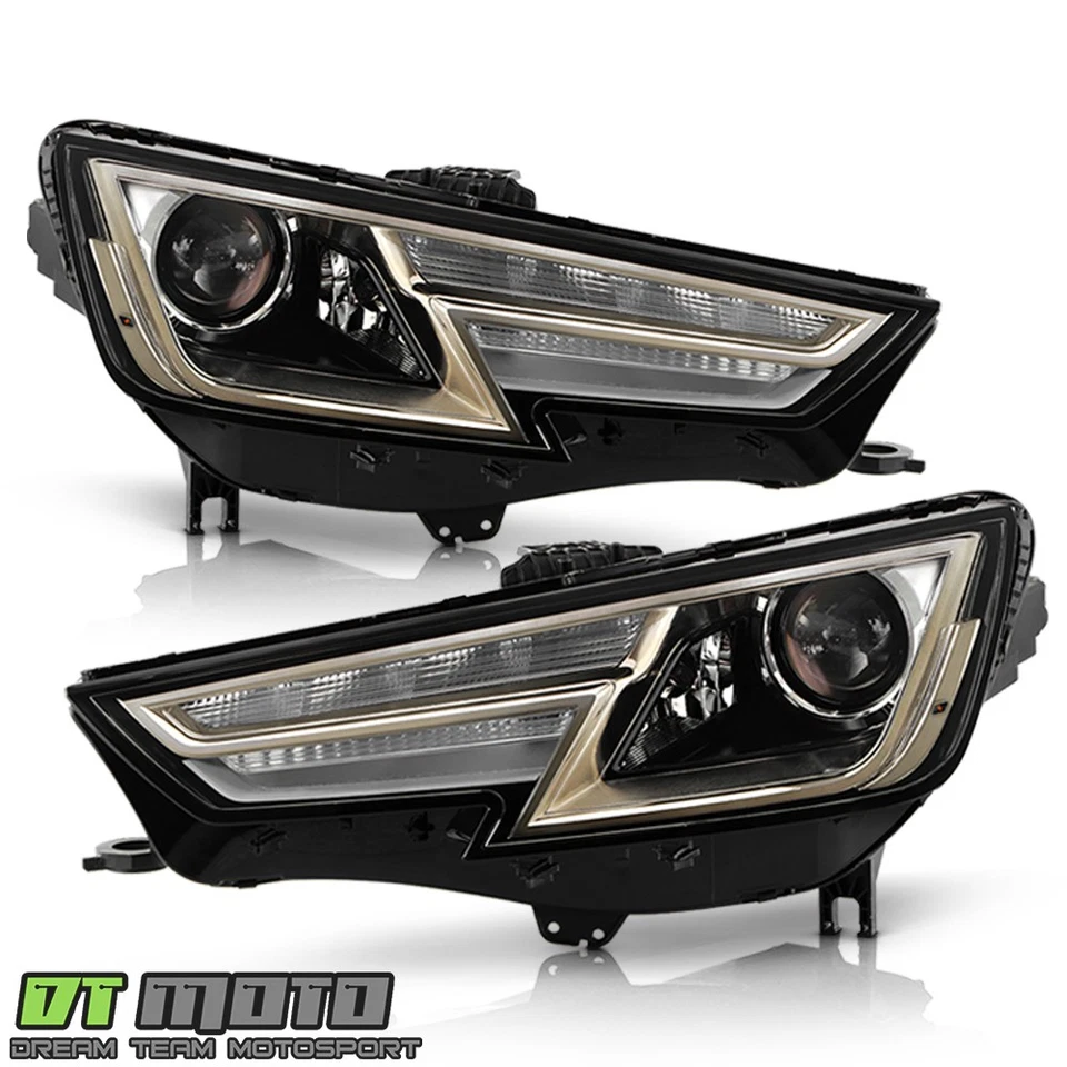 Faros proyectores LED DRL HID/Xenón 2017-2019 Audi A4 OE IZQUIERDA+DERECHA Foto 3 de 4