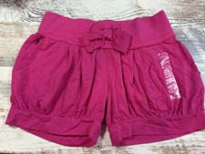 Ralph Lauren Shorts Girls Pink Knit Pockets Pony Logo Size L 12-14 Girls NWTS