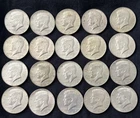 1967 Roll Of 40% Silver Kennedy Half Dollar $10 Face Value