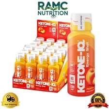 Ketone IQ No Caffeine Exogenous Ketones Energy Shots, Sugar Free - 24 Pack (4x6)
