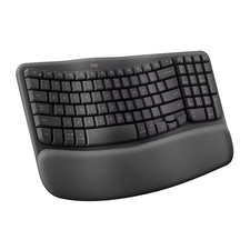 Logitech Ergo Series Wave Keys Wireless Ergonomic Keyboard, Graphite 920-011898 