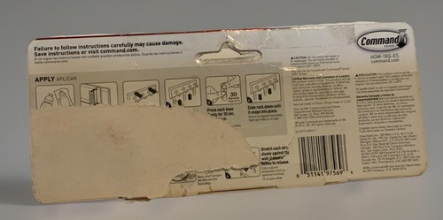Portachiavi decorativo comando 3M 4 ganci - Foto 4 di 5