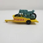 Vintage Lesney Matchbox Series No. 38 Honda Motorcycle & Trailer