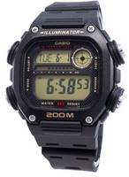 Casio Digital Sport Schwarz Zifferblatt DW-291H-9AV Quarz 200M Herrenuhr