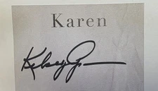Kelsey Grammer Signed Karen 1st Edition Autographed Book Frasier JSA COA