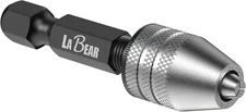 LABEAR - Drill Chuck Keyless Mini Adapter ¼ Inch Hex Shank | 0.3-3.2Mm Capacity
