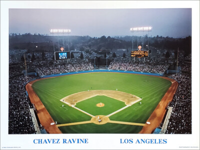Los Angeles Dodgers DODGER STADIUM CHAVEZ RAVINE 1992 Premium