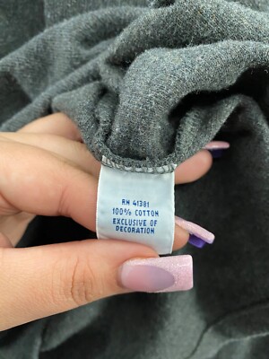 Ralph Lauren Polo Sweater Mens Extra Large Gray Estate Rib Mock