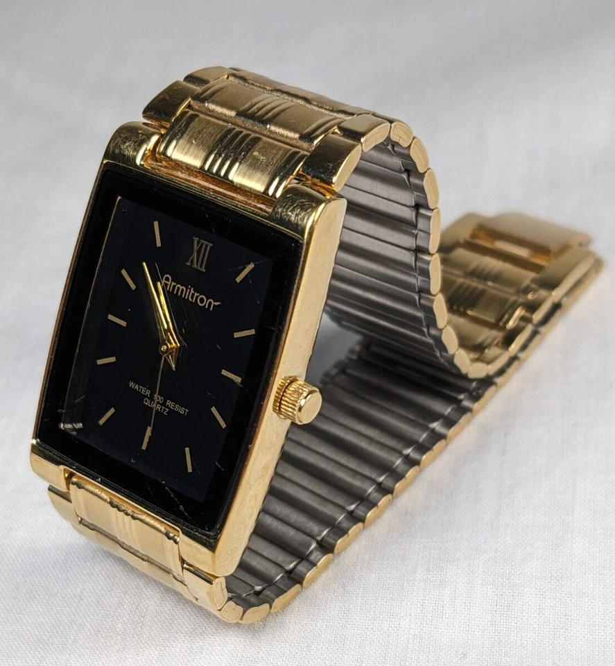 Reloj Pulsera Cuarzo Armitron Tono Dorado AL21E, Batería Nueva, Mantiene Bien el Tiempo Foto 2 de 4