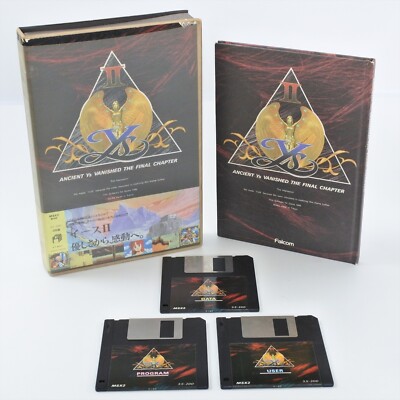 未開封 イースII エターナル:THE FINAL CHAPTER YS II 2 Ancient Ys Vanished The Final Chapter MSX2 3.5 2DD 1601