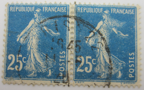 VARIETE : TIMBRES FRANCE N° 140 PAIRE - CHEVELURE FOURNIE TENANT A NORMAL - Photo 1/2