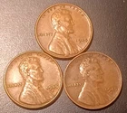 1945-PDS Lincoln Wheat Cent/Penny US Old Coins Collection Lot of 3 (#1)