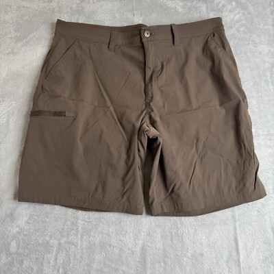 Alpine Design Shorts Mens 38 Brown Stretch Tech Hiking Quick Dry Performance Dad