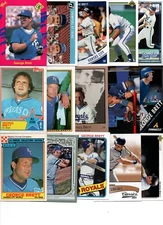 George Brett SUPER 25 ct BASEBALL Card Lot w/ Insert KANSAS CITY ROYALS 15