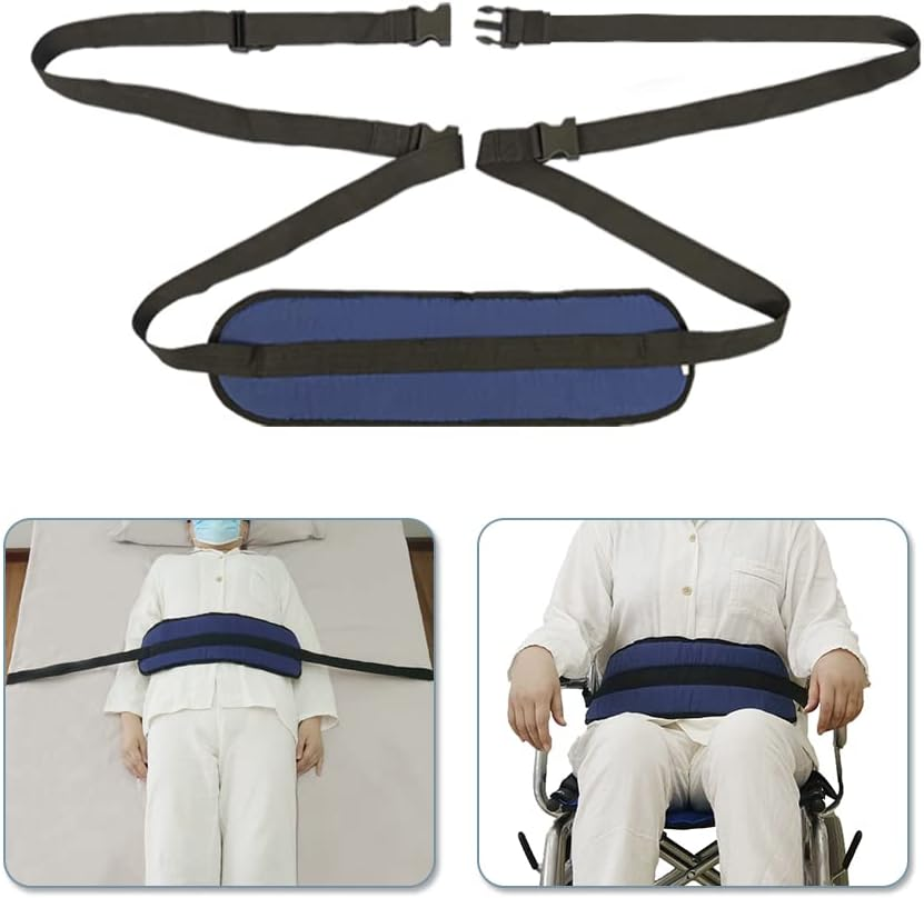 Durable Adjustable Bed Restraint Straps for Safety and Stability - Breathable Design  