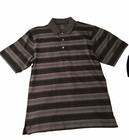 2 PGA Tour Mens Large Lightweight Golf Polo Short Sleeve Striped Shirts Collared — photo 7
