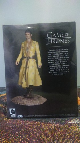 Oberyn Martell Figure; Dark Horse Deluxe Game of Thrones 7-inch HBO Figure - Picture 3 of 3