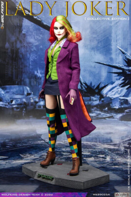 WOLFKING 1/6 SCALE LADY JOKER three-headed 12   Action Figure IN STOCK NEW