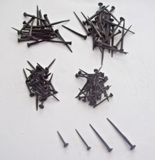 Hand Forged BlackSmith Traditional Old antique Vintage Rose Head Iron Deco Nail