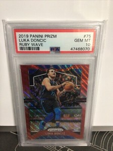 Luka Doncic Ruby Wave Prizm Psa 10 for sale | eBay