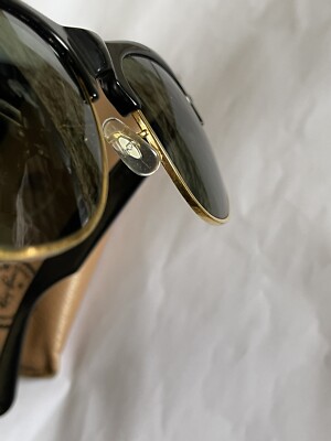 RAY-BAN B&L U.S.A SHINY BLACK G15 WAYFARER MAX VINTAGE 80s