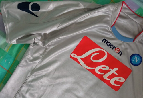 Camiseta Maglia Trikot Shirt NAPOLI Macron 3rd Kit Size L Year 2009 Vintage - Imagen 4 de 6