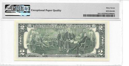 2017A CHICAGO $2 FRN (GA Block) PMG 67 EPQ SUPERB GEM UNCIRCULATED - Picture 2 of 22
