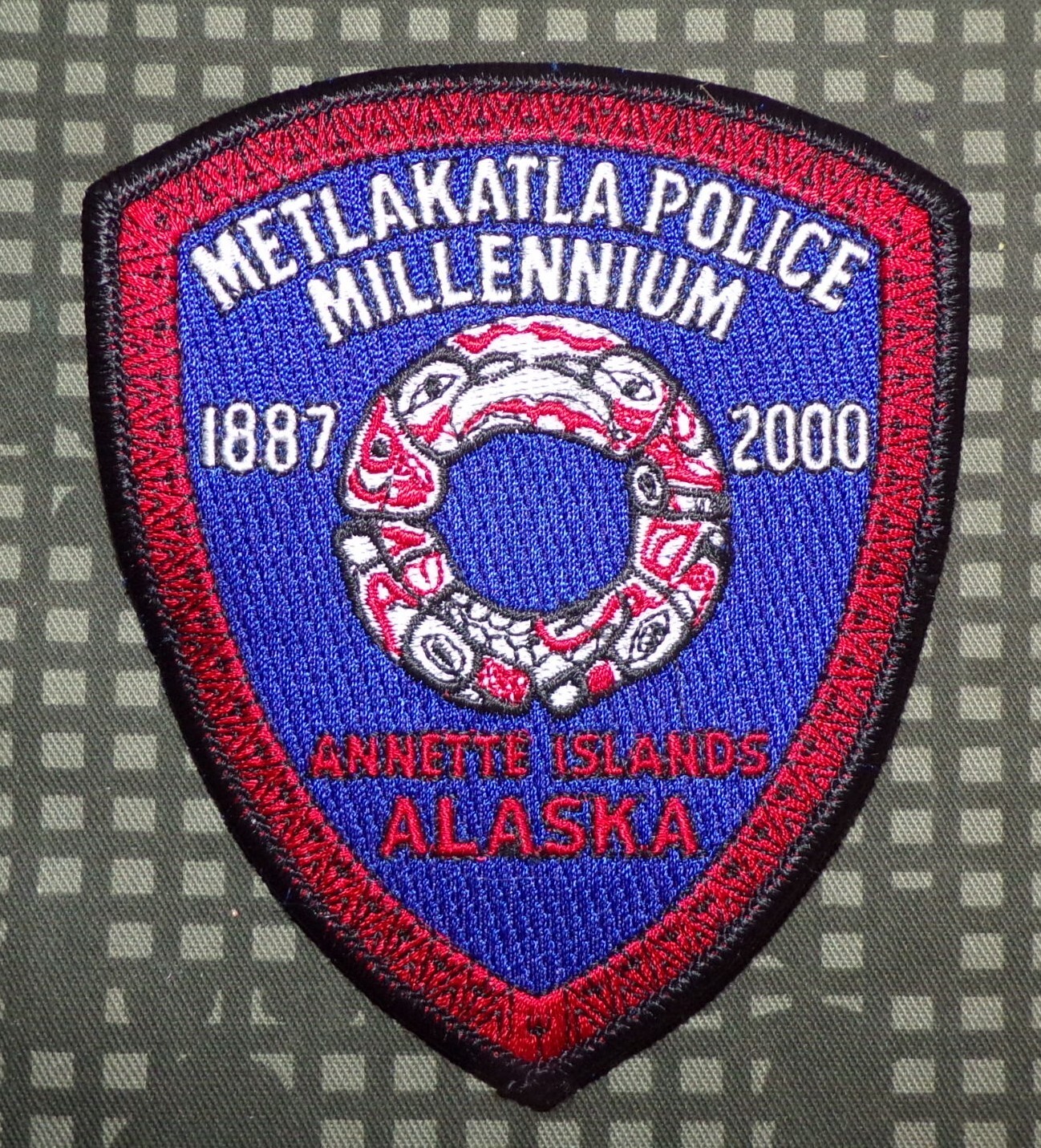 Original USA Metlakatla Tribal Police Islands AK 2000 Patch eBay