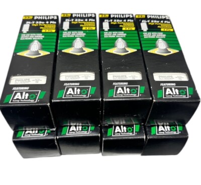 Philips PL-T 32W 4 Pin Fluorescent Bulb (LOT OF 8) **SALE**