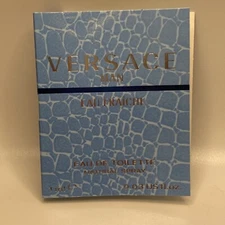 VERSACE EAU FRAICHE Cologne Men 0.03 oz 1 ml Eau de Toilette Spray