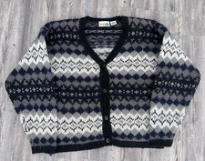 PAUL HARRIS DESIGN Vintage MOHAIR CARDIGAN SWEATER SIZE MEDIUM G2